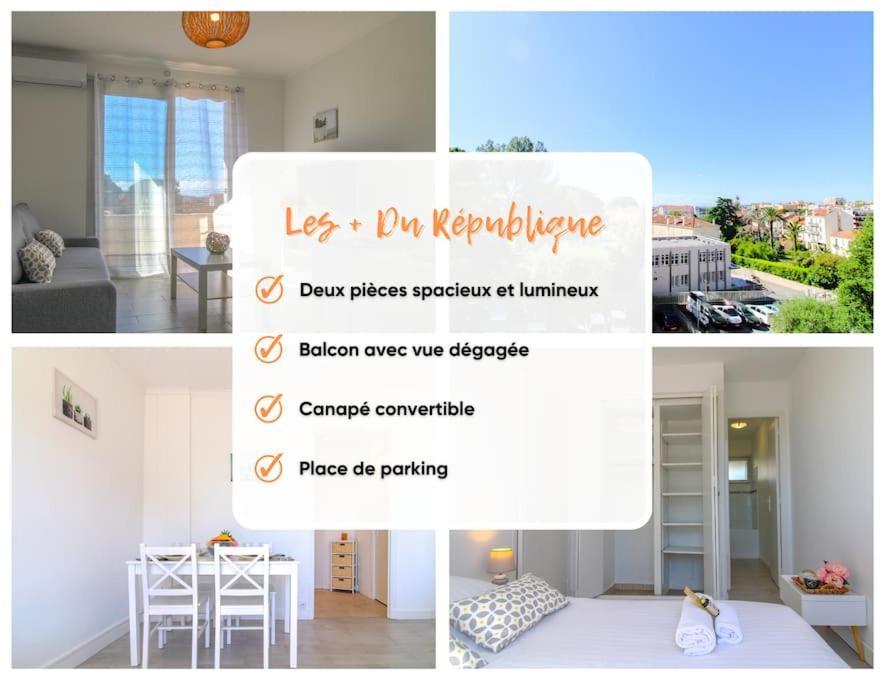 Le Republique By Apirent #Balcon #Climatisation #Parking Apartamento Cannes Exterior foto